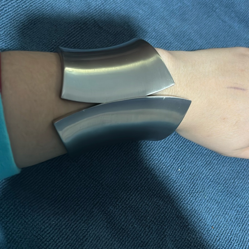 Invincible Silver Cuff Bracelet By St. Thomas